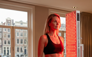 Rood licht therapie voor de neus