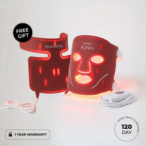AURA+ Nuvibody® LED Masker + Decolleté Bundel